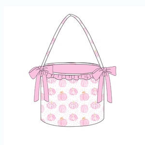 Newest Designs Customized Smocked Children Clothing pink Pumpkin Printing <strong>Baby</strong> Girl Clothing <strong>Halloween</strong> Matching <strong>Outfit</strong> - Product Image 6