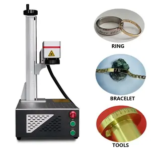 Hot Selling Desktop Laser Marker Portable Jewelry Metal Nameplate Fiber Laser Marking Engraving