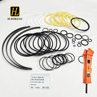 Kit de réparation de joints pour brise-roche hydraulique GH12, pièces de rechange pour brise-roche, adapté aux machines de démolition et de construction