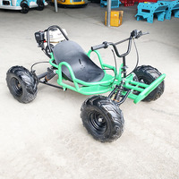 Nouveau design, pédale, pneus larges de 10 pouces, karting tout-terrain, personnalisable, 212cc, essence, 4 temps, puissance élevée, karting adulte, buggy tout-terrain