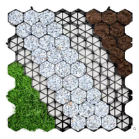 Grille de sol perméable, pavé poreux pour gazon, stabilisateur de gravier pour allée, grille en maille pour allée résidentielle et chemin de jardin