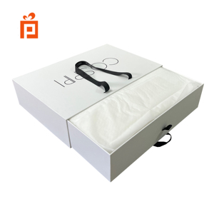 Custom Luxury Large Folding Clothes <strong>Box</strong> Packaging for <strong>Acid</strong> <strong>Free</strong> Paper Wedding Dress Preservation Gift <strong>Box</strong> With Ribbon Closure - Product Image 6