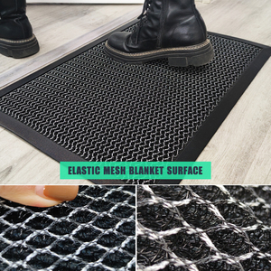<span class=keywords><strong>Tappeto</strong></span> d'ingresso resistente con retro <span class=keywords><strong>elastico</strong></span>, antiscivolo, in gomma, con scritta 'Welcome', prodotto a macchina, in poliestere, per esterni - Product Image 2