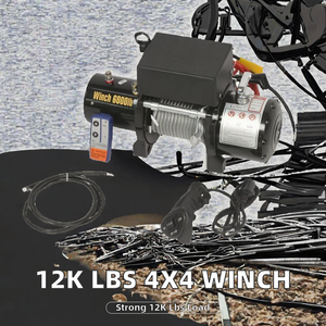 <span class=keywords><strong>Cabrestante</strong></span> Eléctrico de 12000 Lbs 12V 24V <span class=keywords><strong>para</strong></span> Todoterreno <span class=keywords><strong>4x4</strong></span> con Cable de Acero <span class=keywords><strong>para</strong></span> Aplicaciones Automotrices - Product Image 2