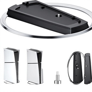 Support vertical pour <span class=keywords><strong>console</strong></span> <span class=keywords><strong>PS5</strong></span>/ <span class=keywords><strong>PS5</strong></span> Slim/ <span class=keywords><strong>PS5</strong></span> Pro, version disque et numérique, avec vis, support vertical pour <span class=keywords><strong>PS5</strong></span>, base de montage verticale - Product Image 1
