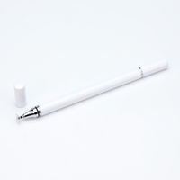 Stylet capacitif universel 2-en-1 pour tablette et téléphone, écran tactile iPad Android, pointe remplaçable, vente chaude