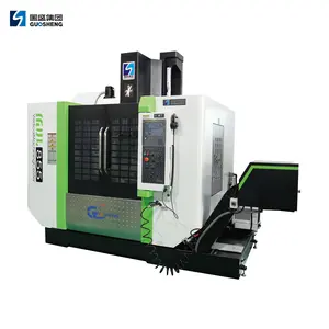 Fresadora vertical MVL855 económica de 4 ejes de metal CNC clave con mesa giratoria