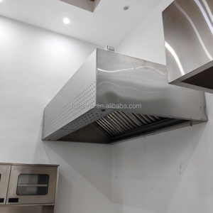 Campana Extractora de Acero Inoxidable Reforzado para Cocina Comercial y Doméstica, con Potente Succión y Purificación, Modelo FJG-SH-004 Kitc - Product Image 1