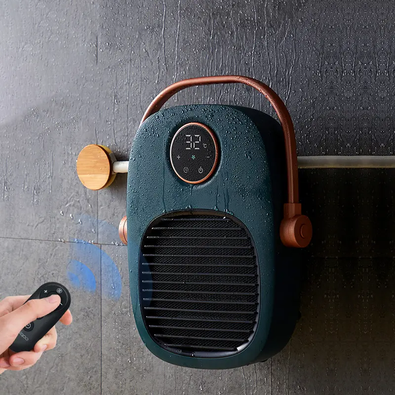홈 2000W 스마트 방수 휴대용 원격 제어 에너지 절약 따뜻한 공기 송풍기 PTC 난방 전기 뜨거운 세라믹 팬 히터