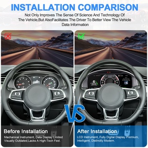 Navihua New Arrival <b>Car</b> <b>Digital</b> Cluster Linux System LCD Dashboard Carplay Ghost Screen <b>for</b> Volkswagen VW Passat B7 2011-2015 - Product Image 3