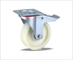 China Supplier 1-300mm Thickness Durable Nylon Casters For Transportation Machinery The Cast Nylon Castor