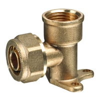 1/2 ''Pex Al Pex Raccord de tuyau Raccord de plomberie Hbp57-3 et matériau Cw617n