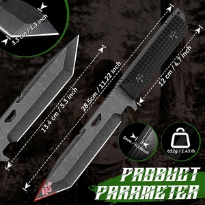 มีดพกพาแบบใบตายเหล็กกล้าไร้สนิมน้ำหนักเบาพิเศษ OEM แบบกำหนดเอง พร้อมด้ามจับ G10 สำหรับงานลาดตระเวน - Product Image 6