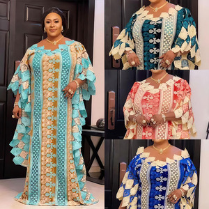 CCY 2023 Nueva Ropa Africana para <span class=keywords><strong>Mujer</strong></span>, Burka Larga Holgada, Vestidos Musulmanes Modestos de Talla Grande, Vestidos Étnicos Islámicos, Abaya - Product Image 2