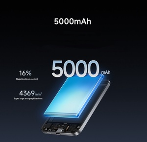 Batería <span class=keywords><strong>Externa</strong></span> Ultrafina de 5000 mAh con Carga Inalámbrica Compatible con <span class=keywords><strong>Xiaomi</strong></span> Power Bank - Product Image 2
