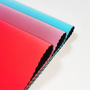 Factory Custom Color Waterproof Super Stretch Spandex Rubber Fabric SCR CR Neoprene Sheet for Swimwear