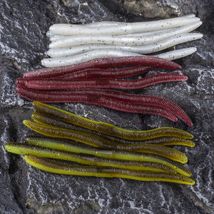 DriftCatch 2-Spec (9,8CM/2,5G/15pcs/Bag & 13,8CM/7,3G/10pcs/Bag) Appât souple en forme de ver - 5 couleurs avec compatibilité multi-rig - Product Image 4