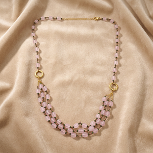 Collar Personalizado Chapado en Rodio con Perlas de Imitación, Cadena Triple en Capas, Joyería Fina de Lujo para Mujer, Regalo - Product Image 6