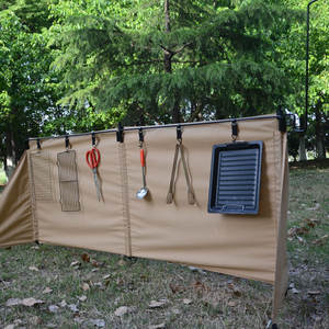 <span class=keywords><strong>Tenda</strong></span> singola in tela di cotone 1-2 persone per esterni pieghevole Privacy schermo quattro stagioni parabrezza per spiaggia campeggio Windbreak Stock - Product Image 4