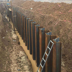 Huaruitai 400x150mm size Hot rolled Larsen Steel Sheet Pile Hot Rolled sheet pile and cold bend steel sheet pile - Product Image 5