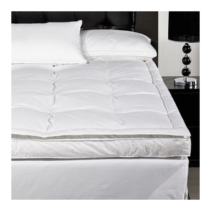 ODM & OEM personnalisé en usine 2 couches doux et confortable duvet de canard <span class=keywords><strong>plume</strong></span> <span class=keywords><strong>d</strong></span>'<span class=keywords><strong>oie</strong></span> <span class=keywords><strong>surmatelas</strong></span> - Product Image 1