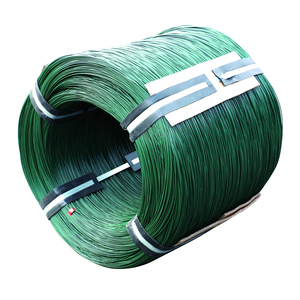 Fil de fer galvanisé enduit de PE en plastique de PVC d'usine pour l'emballage de produit de consommation utilisé pour le fil de PVC de support de vêtements - Product Image 3
