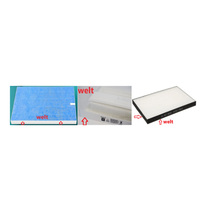Filtre automobile avec joint de périphérie, garantie 1 an, 220V/110V 2kW, fournisseur Alibaba