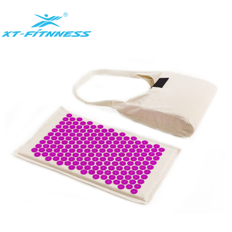 Оптовая продажа, набор подушек для йоги и фитнеса, натуральный коврик для акупрессуры