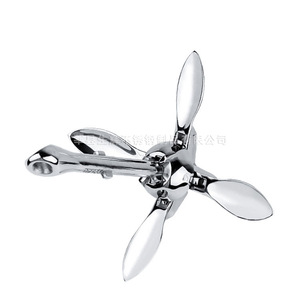 Folding Grapnel Anchor 316 Stainless Steel Mirror Polished For Speedboat Inflatable <b>Yacht</b> Marine Hardware - Product Image 4