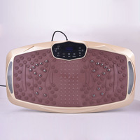 Nouvelle machine d'exercice à plaque vibrante 4D avec télécommande et machine de massage des mains, équipement de fitness avec cordes élastiques