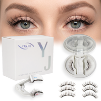 Cils magnétiques doux personnalisés, aspect naturel, ensemble de cils doux, naturellement épais, magnétiques, réutilisables avec applicateur, sans colle, faciles à porter