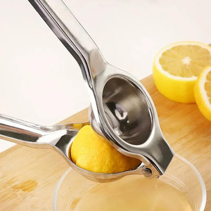 Utensilios de Cocina, Exprimidor de Naranjas y Limas Portátil de Primera Calidad, Exprimidor Manual de Frutas, Exprimidor de Limones de Acero Inoxidable - Product Image 1