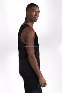Summer High Quality O-Neck Mens <strong>Vest</strong> Wholesale Running Singlet Mens <strong>Black</strong> Sports Tank <strong>Top</strong> - Product Image 3