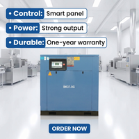 Compresor de Aire de Tornillo Industrial Nuevo Kaishan 7.5-132kW 220V/380V Sin Aceite, Refrigerado por Aire, Estacionario, Profesional y Silencioso