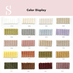 40 + Couleurs 100% Polyester 5 Wales 290gsm Tissu de siège en velours côtelé pour canapé - Product Image 6