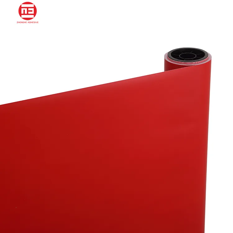 Renkli PVC kendinden yapışkanlı Plotter kesim vinil malzeme Zhenghe ücretsiz örnek Cricut