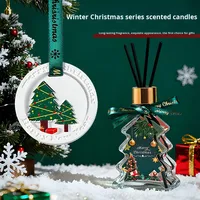 Boîte cadeau d'aromathérapie liquide sans feu pour arbre de Noël, diffuseur d'encens sans flamme, décorations d'ambiance pour la maison, salon, chambre à coucher