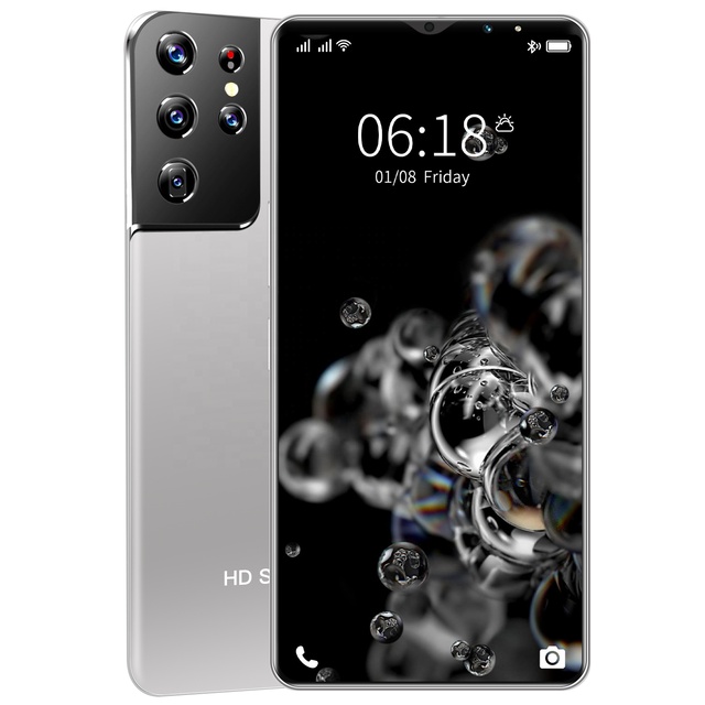 Hot 6.72 Inch Large Screen Mobile Phone S21U1 Tra 16G+512G Smart Phone Android 10.1 Telephone 5600mAh Large Capacity Battery
