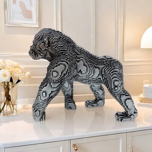 Nuevo Bloque de Construcción de Gorila Caminante Tridimensional Artístico de Resina Epoxi, Adorno, Figura de Colección para Jugadores, Regalo Creativo - Product Image 3