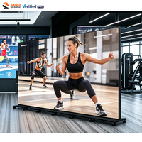 Affiche LED Gob P1.2 P1.8 P1.5 P2.5, affiche pliable sur pied, écran LED publicitaire, lecteur d'affichage Full HD pour événements en intérieur