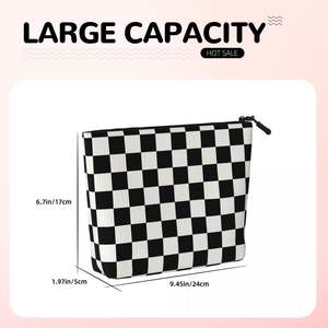 Bolsa de Maquillaje de Cáñamo Artificial Personalizada/al por Mayor, Estilo Occidental, Organizador de Accesorios de Viaje para <span class=keywords><strong>Mujer</strong></span>, Neceser - Product Image 2