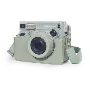 <span class=keywords><strong>Fujifilm</strong></span> Wide 400 étui de protection pour <span class=keywords><strong>appareil</strong></span> <span class=keywords><strong>photo</strong></span> sac instantané en cuir vintage pour la photographie <span class=keywords><strong>housse</strong></span> de rangement en matériau PU - Product Image 3