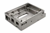 Boîtier de module de commande en acier inoxydable usiné CNC sur mesure pour l'automatisation industrielle, pièces usinées CNC