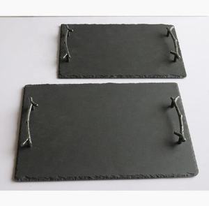 Mini planche à fromage en <span class=keywords><strong>ardoise</strong></span> noire naturelle, avec <span class=keywords><strong>craie</strong></span>, vente directe d'usine, nouveau modèle - Product Image 5