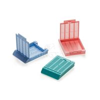 RONGTAI Boîte de rangement de cassette d'encastrement de laboratoire Fabrication en Chine Boîte de cassettes d'encastrement à trous ronds à rayures carrées POM