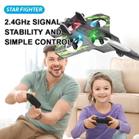 Avion Télécommandé LED en Gros pour Débutants, Jouet Jet pour Enfants et Adultes, Drone de Combat à Vol Stationnaire Automatique