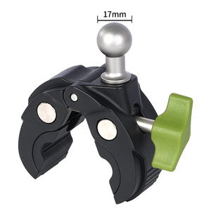 Abrazadera de garra de cangrejo con cabeza de bola de Metal con cabeza de bola estándar de 25,4mm, 20mm, 17mm, tornillo de cabeza de bola de 1/4 pulgadas, accesorios de soporte para teléfono inteligente - Product Image 3