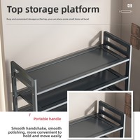Étagère à chaussures multi-niveaux grande capacité ; Présentoir d'extension ultra-grande taille pour porche domestique ; Simple et durable.