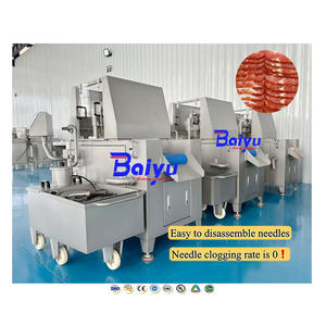मांस पोल्ट्री समुद्री भोजन के लिए बैयू उच्च क्षमता वाली ब्राइन इंजेक्शन मशीन समायोज्य सुई के साथ प्रसंस्करण - Product Image 1