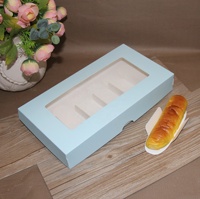 Boîte d'emballage pour gâteaux IMEE Luxury 2 4 6 7 Eclair Cakesicle Sweets Food Bakery Cake avec fenêtre transparente